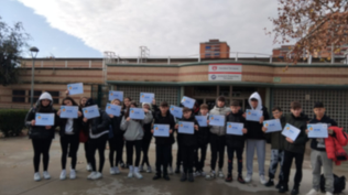 Visit of a Group of Italian Students and Participation in the 1st Year ESO Project